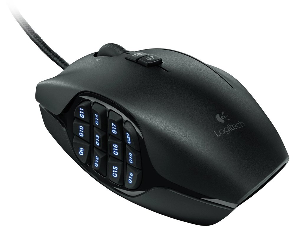 Фотография Logitech Gaming Computer Mouse Logitech G600 Gaming Mouse Professional Wired Gaming Computer Programming Mouse Dota 2 backlight