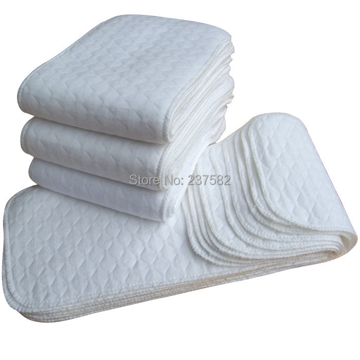 Free shipping 10pcs lot 6 Layers super absorbent soft and Breathable Baby disapers washable Modern Cloth