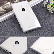 Anti Skid Slim Matte S Line Shape Gel TPU Case For Nokia Lumia 925 Mobile phone