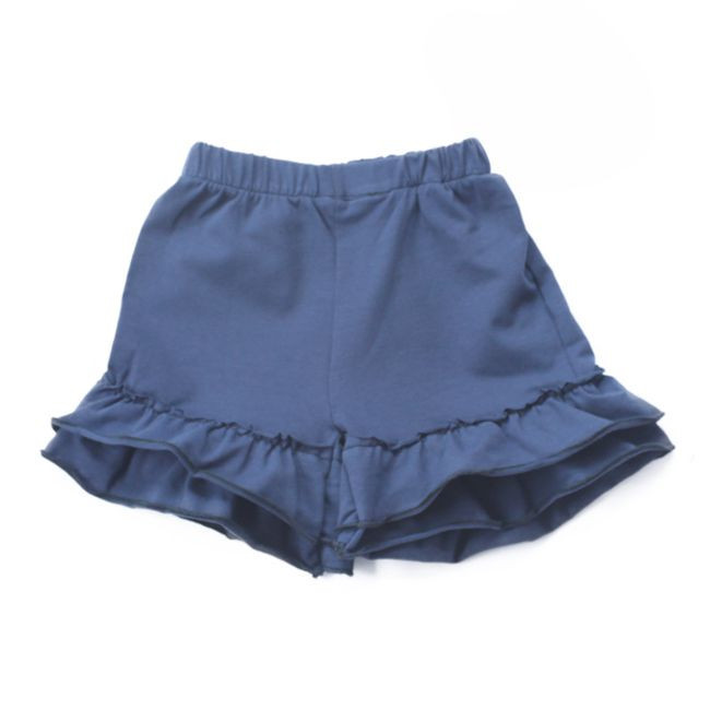 shijspp25 solid ruffles girl\'s shorts-9
