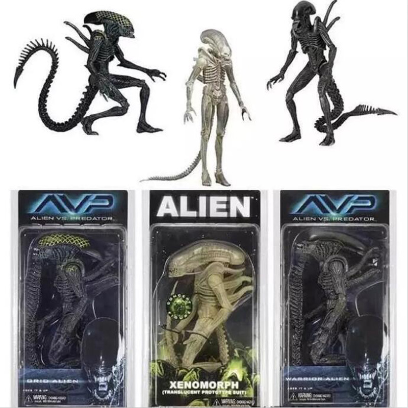 Aliens Vs Predater Avp Series Grid Alien Xenomorph Translucent Prototype Suit Warrior Alien Action Figure Model Toy 18cm Model Toy Alien Xenomorphalien Predator Aliexpress