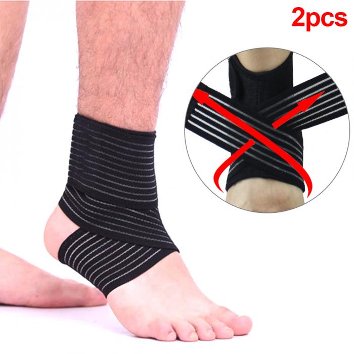 1 Pair Ankle Knee Support Pad High Elastic Ba