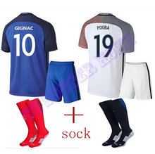 kids 2016 Soccer Jersey home white football shirt kits Children 2016 Euro Cup jerseys