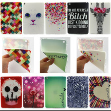 fashion pattern Soft Silicone Gel Rubber TPU Skin Case Cover For Apple iPad mini 1 2 3 Tablets Accessories Y5C53D