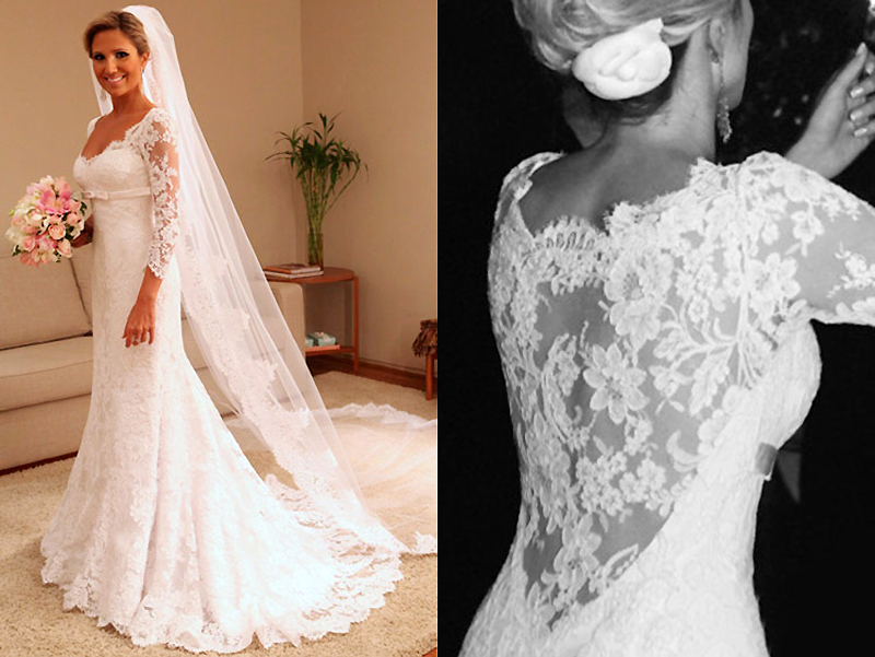 plus size lace wedding dresses