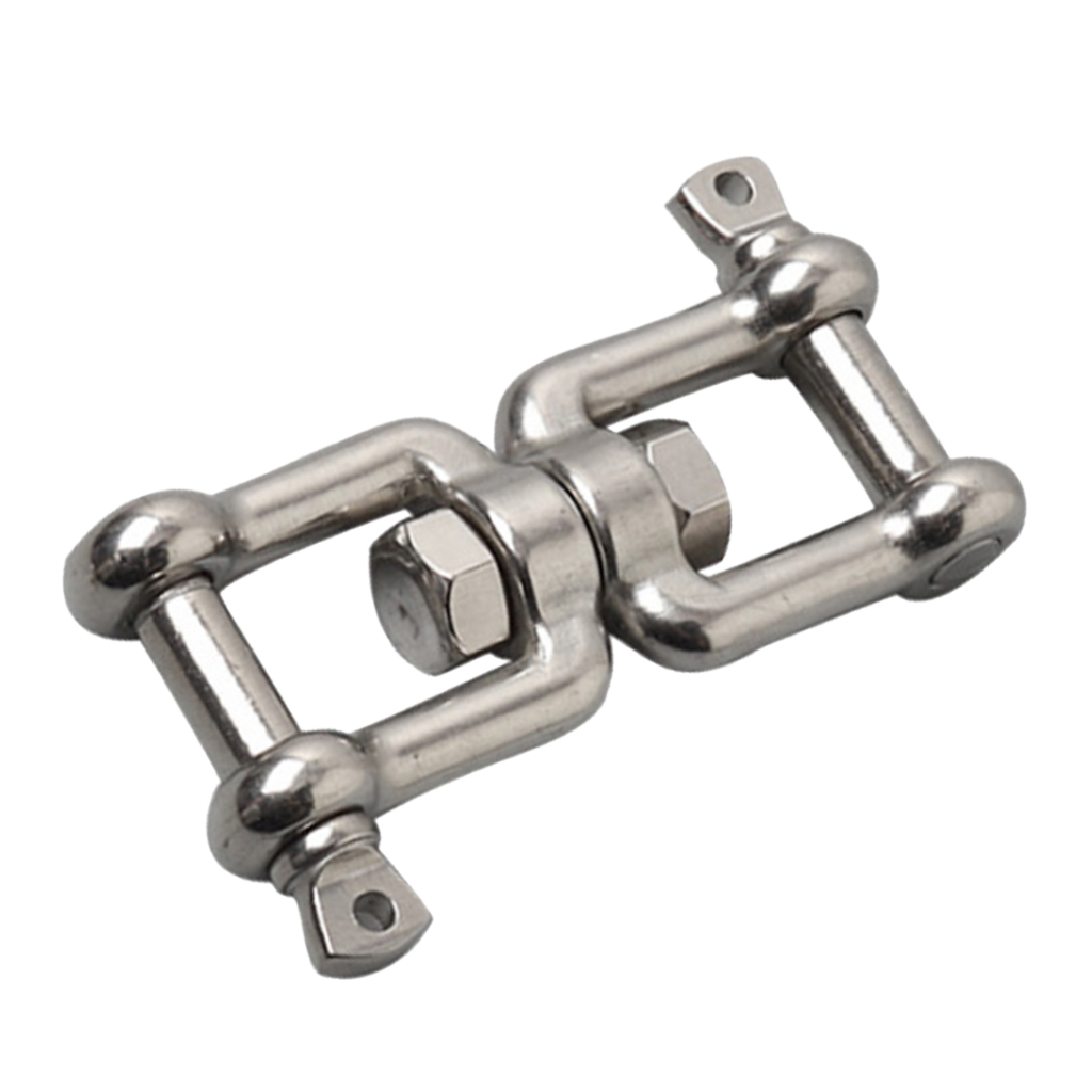 Boat Jaw Anchor Chain Swivel Connector Shackle - 316 Stainless Steel -  8mm/10mm/12mm