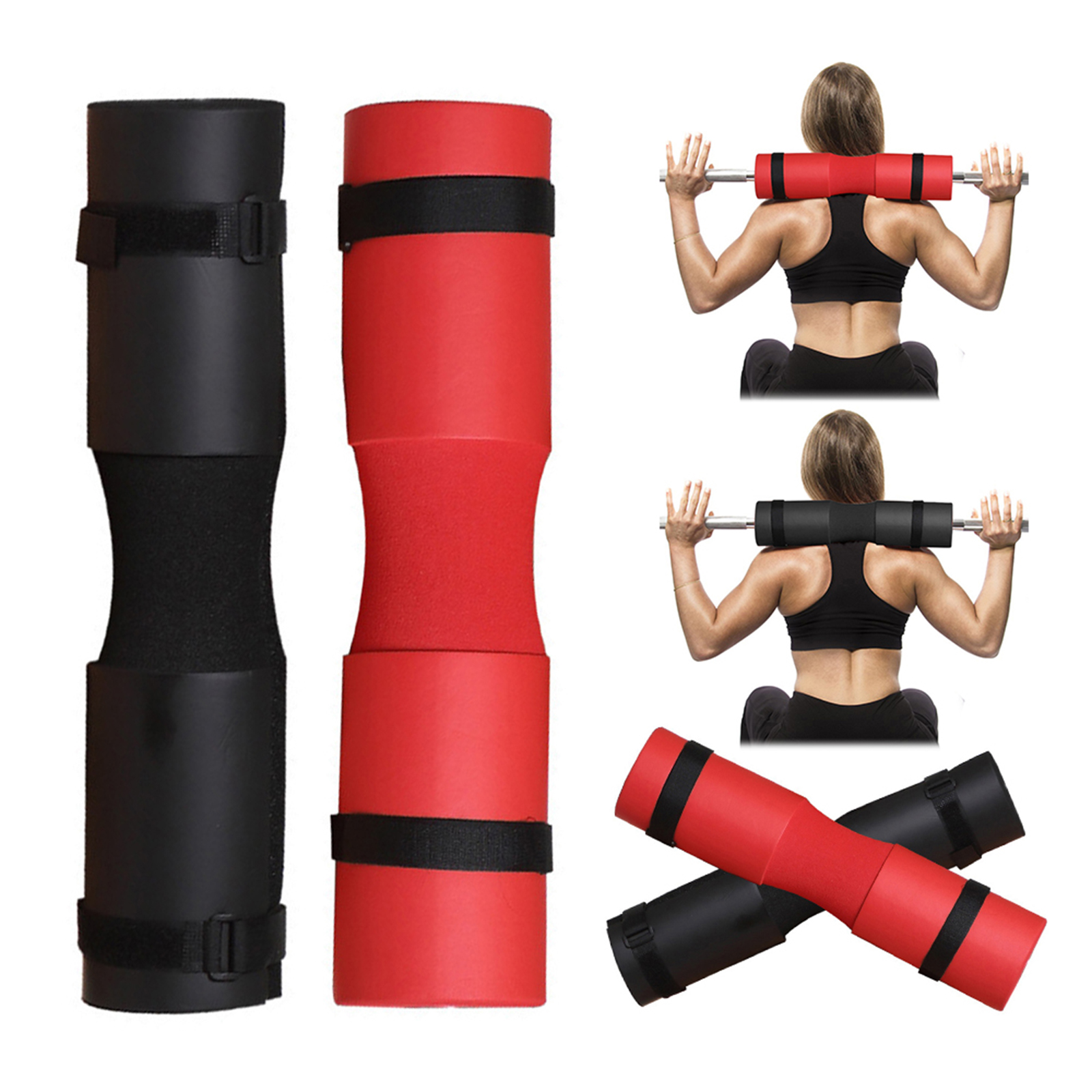 Details about   Weight Lifting Barbell Pad Squat Bar Power lifting Neck Shoulder Protection fits 