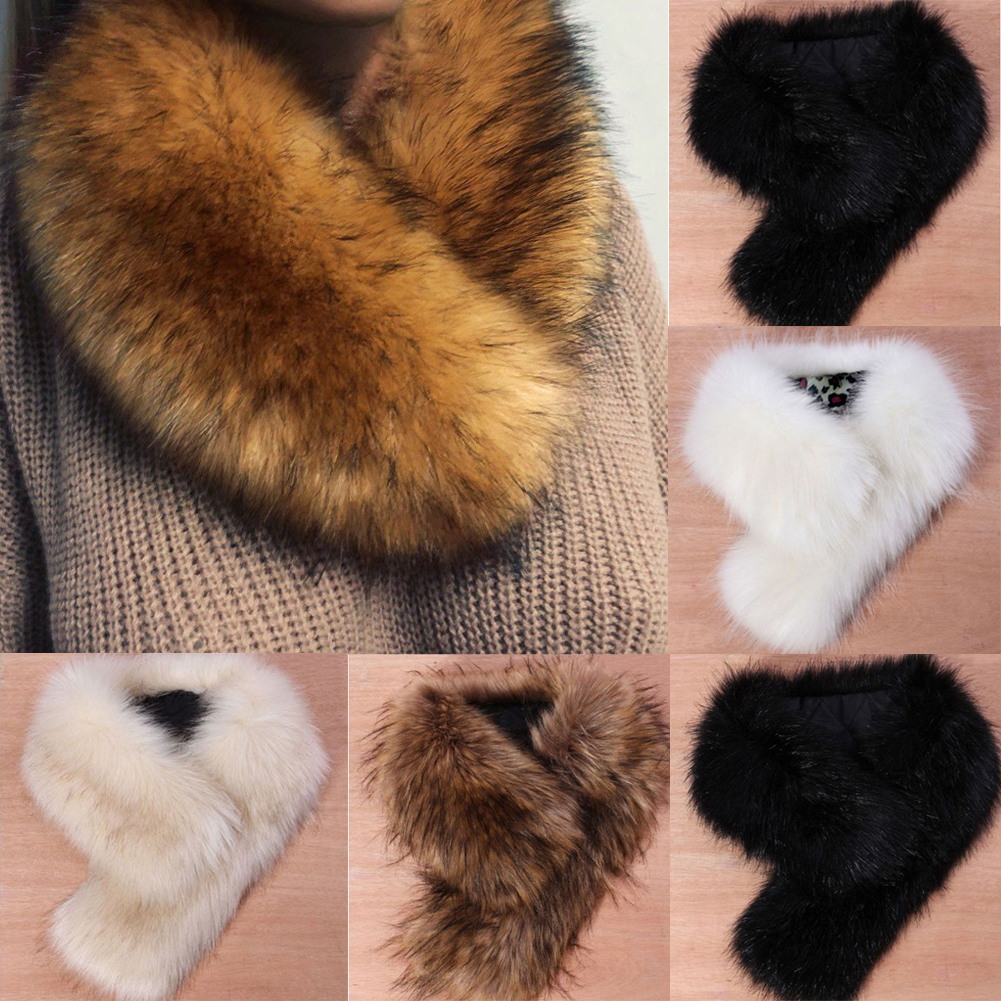 faux fox fur collar