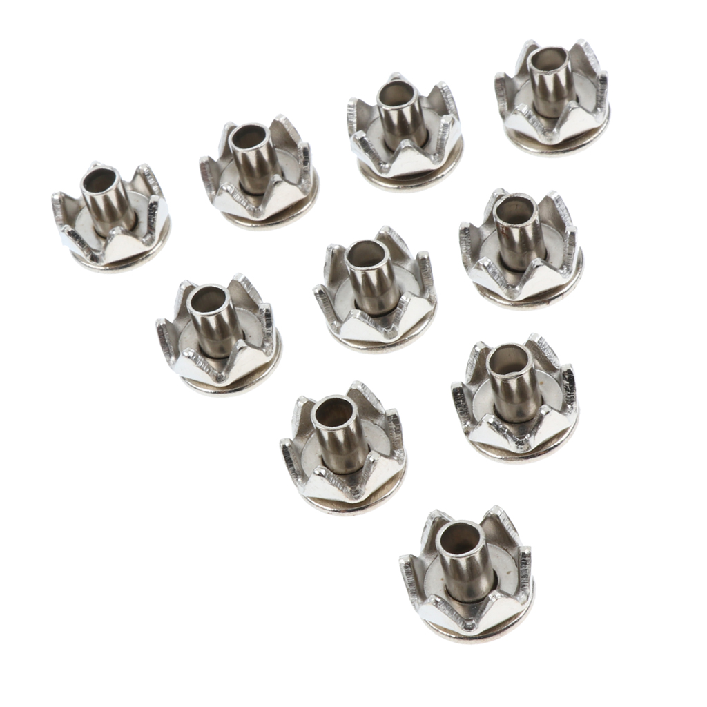 10pcs Replacement Spikes Cleats Ice Show Boots Cleats Studs Stainless