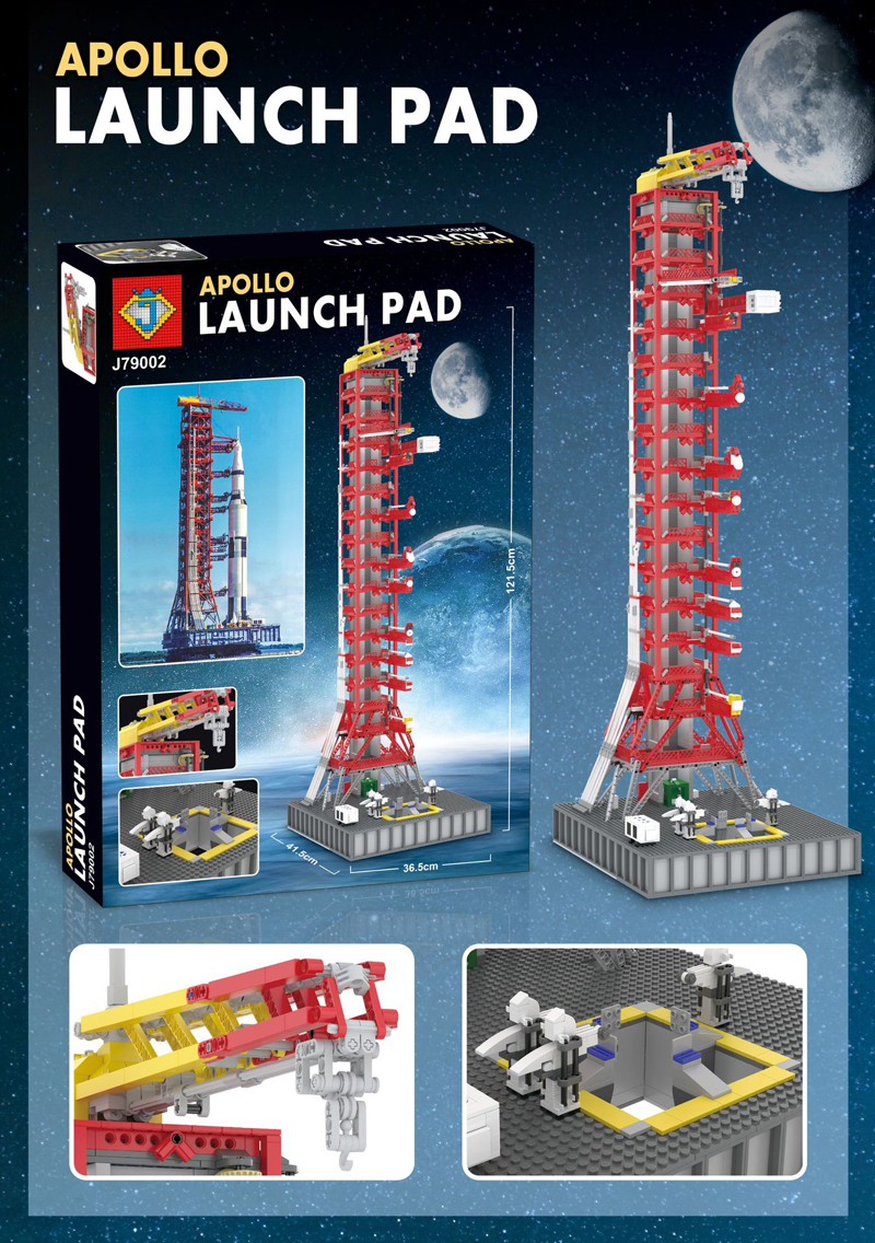 lego launch tower for saturn v