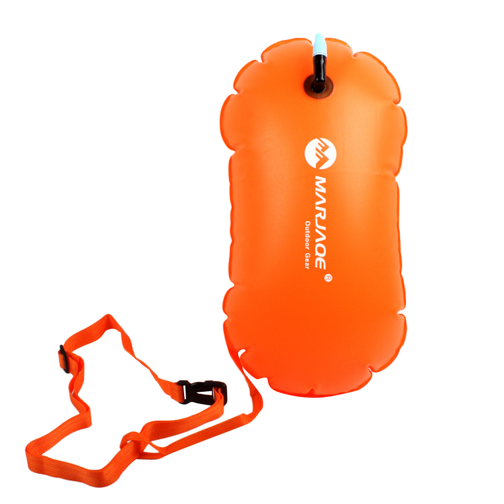 Details about   Inflatable Swim Buoy Open Water Swimming Training for Triathletes Snorkelers 