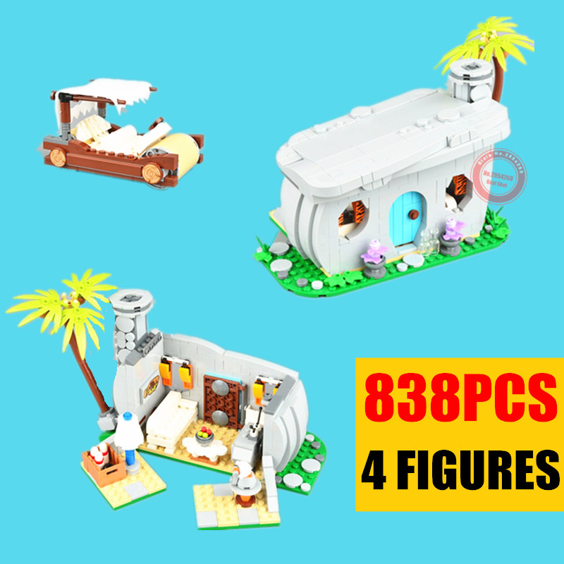 new moc city ideas the flintstones villa house building blocks