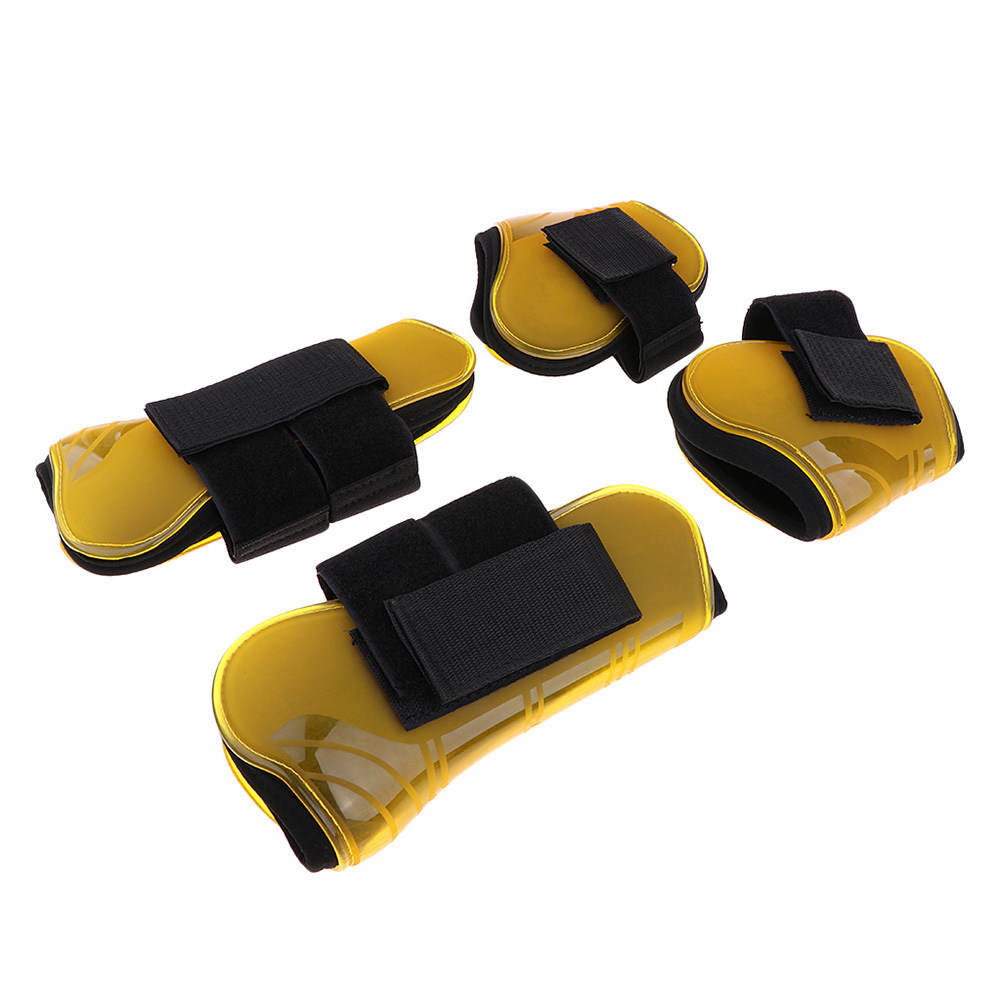 2 Pair Horse Tendon and Fetlock Boots Front Hind Horse Leg Boots Protective Gear
