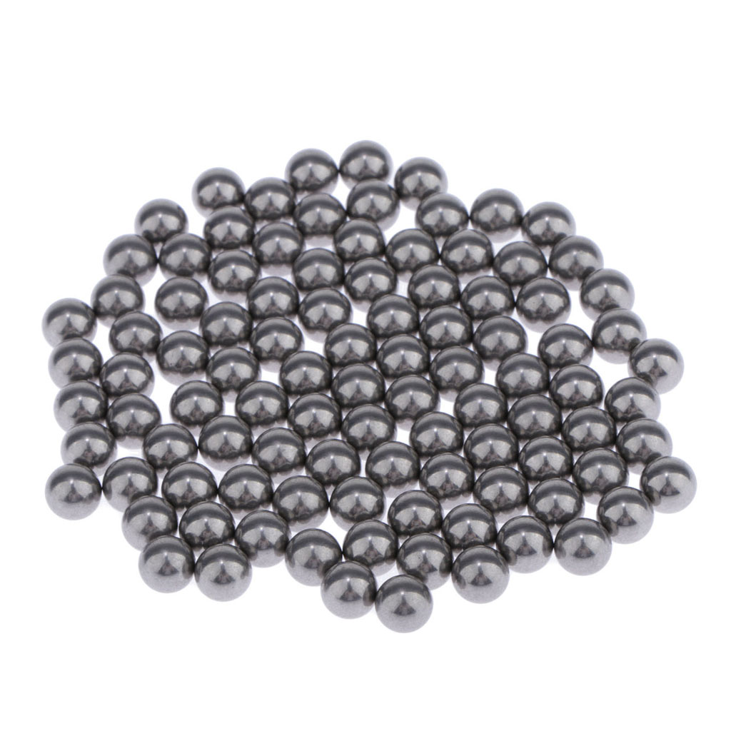 100x stainless steel nail polish agitator mixing balls  4mm 0.16" inch #M1337 QL 