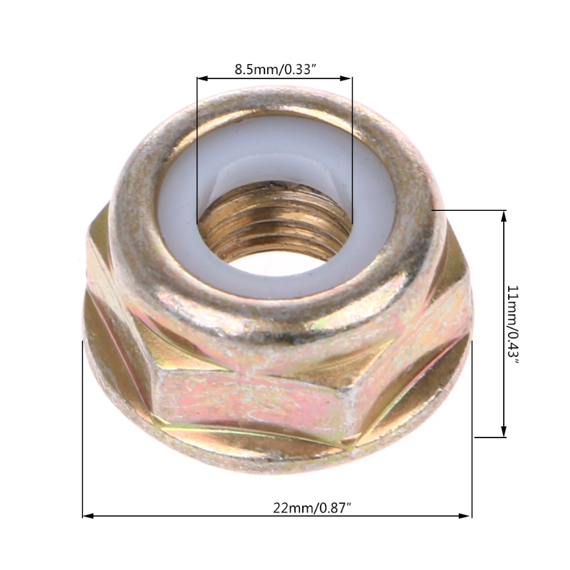 Description Picture 3 of item5Pcs/set Universal Trimmer Strimmer Brush Cutter Left Hand Thread Blade Nut Replacements M10x1.25 left handed thread wholesale