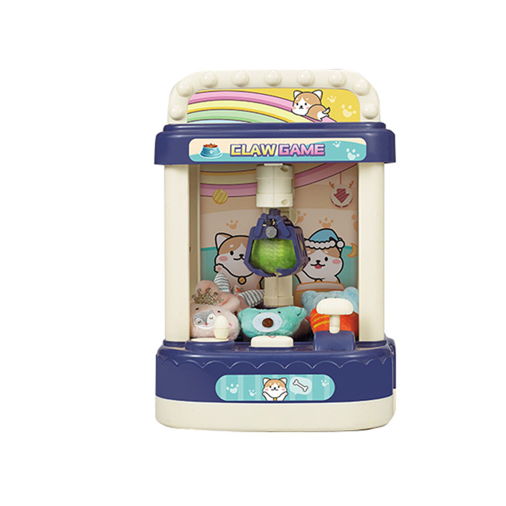 1pc Kids Electronic DIY Doll Machine Claw With Music and Lighting Coin