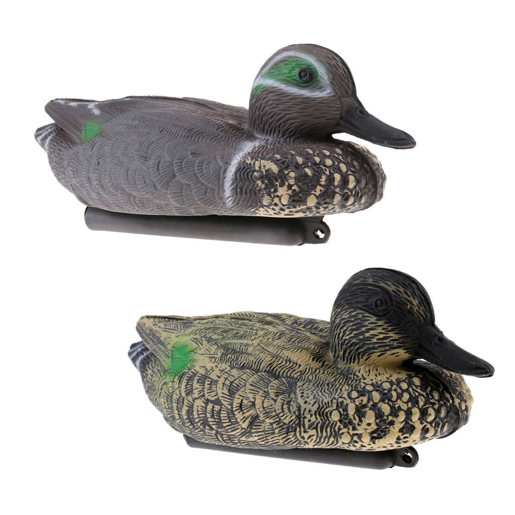 Description Picture 5 of item2 x Lifelike Duck Floating Hunting Shooting Drake Duck Decoy Garden Decor