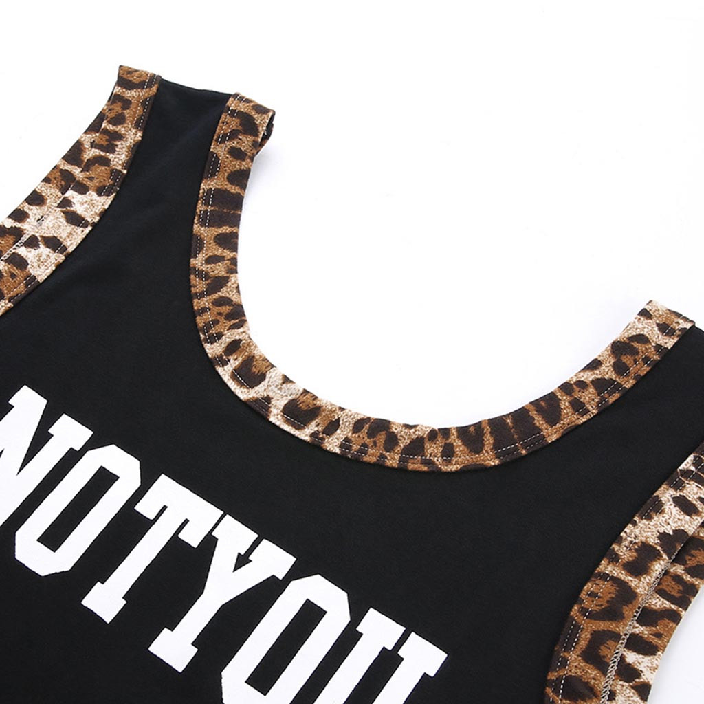 2019 new sexy womens bodysuits wear sleeveless leopard turtle