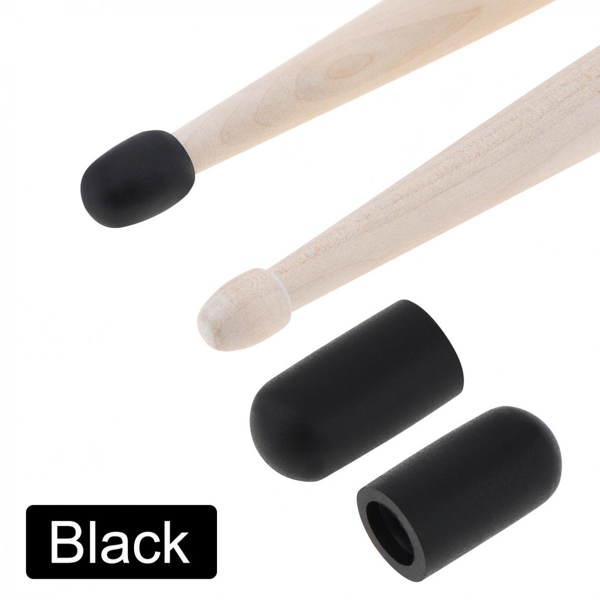 Description Picture 6 of item10Pcs Silicone Drum Stick Sleeves Stick Head Protective Mute Cover Cap for Jazz Snare Electronic Dumb Drum Exercise Drumstick