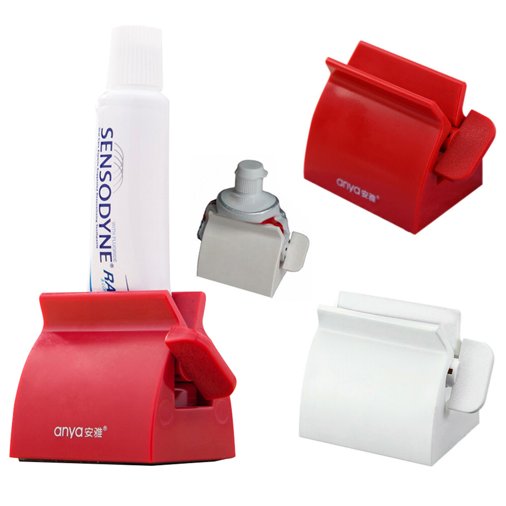 toothpaste dispenser,atomytoothpaste 1pc rolling tube toothpaste squeezer dispenser toothpaste seat