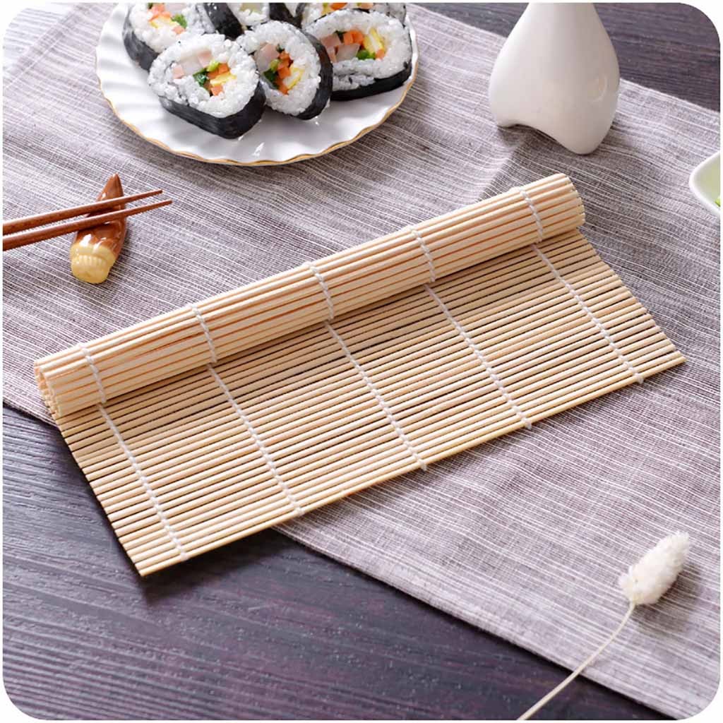 Delicate Rolling Roller Bamboo Mat Maker Spoon DIY Japanes Food Sushi tools Gc 