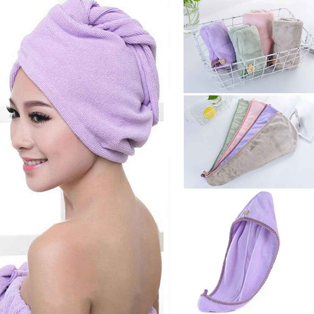 bathroom hair-drying quick dry hair glove quick dry towels microfiber glove LE 