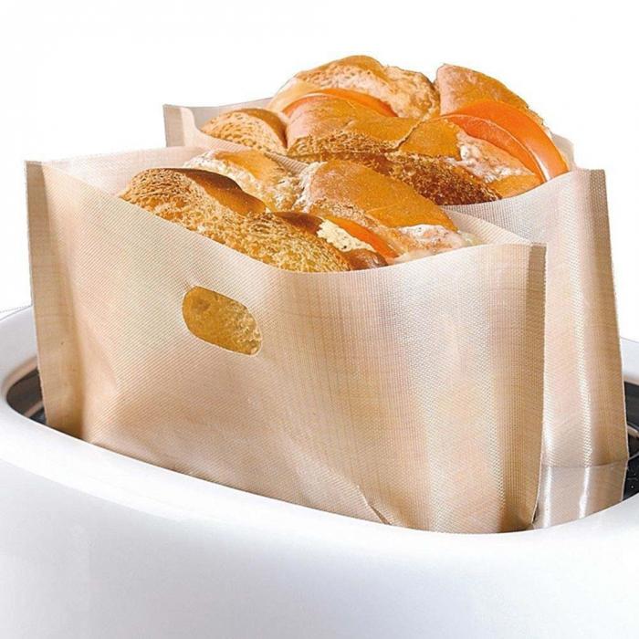 10 pcs reusable toast bag sandwich omelette bags