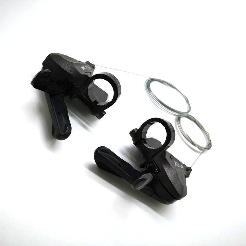 SL-M370 3//8//9//24//27 Speed MTB Mountain Bike Thumb Gear Shift Lever Set
