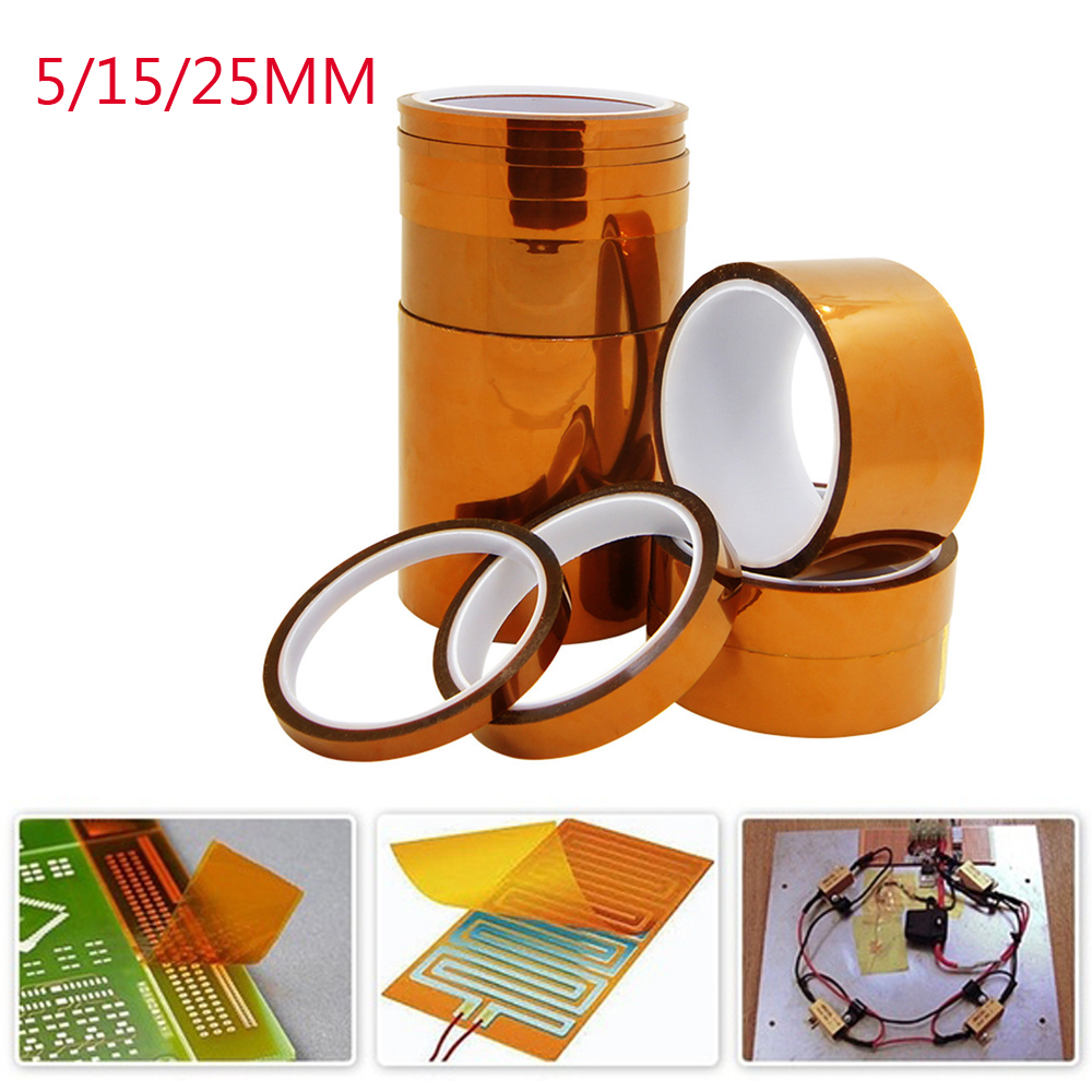 10m Double Kapton Tape High Temp Heat Resistant Polyimide Electric 3D Printer