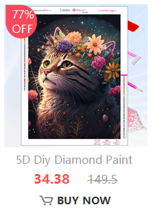 Description Picture 4 of item5D Halloween Diamond Painting Cartoon Cute Cat And Ghost Full Rhinestone Mosaic Embroidery Cross Stitch Kit Home Decor ダイヤモンドアート