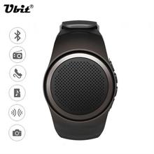 High quality bluetooth smart watch with remote control selfie sport mini bluetooth speaker support TF card FM radio hands-free