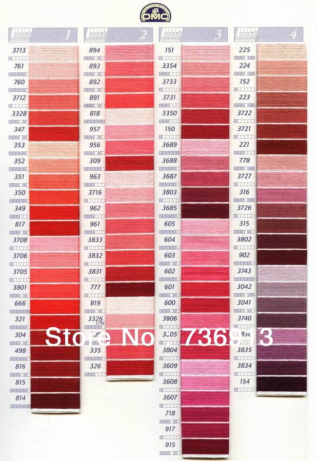 Description Picture 2 of itemHigh Quality Choose Any Colors Two Label CXC Floss Embroidery Floss Thread