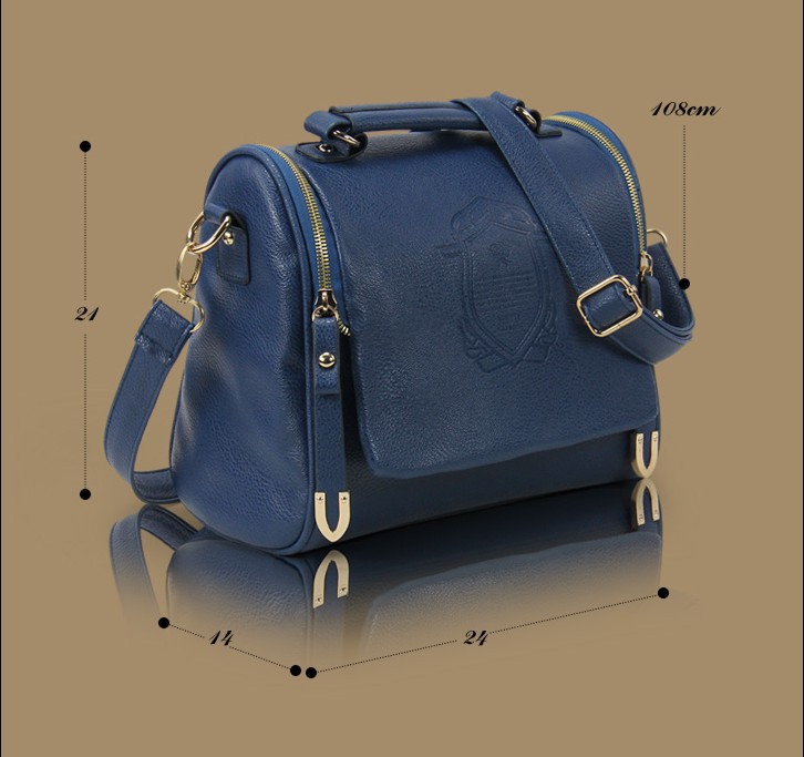 2013 New Korea Fashion Handbag PU Leather Ladies Hand Bag Shoulder