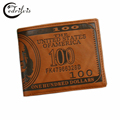 Dollar Design Fashion Men Wallet W009 Multi function Male Money Clip Short High grade PU Leather
