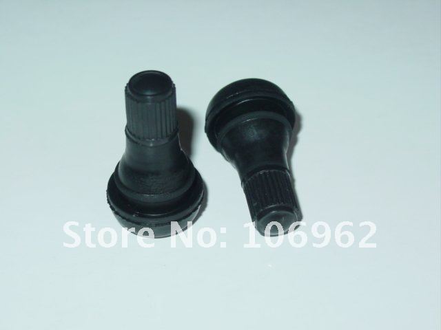 Wholesale - 100 pcs/lot TR412 Tire (tyre) valves snap-in tubeless valves (natural rubber) for motorcycles