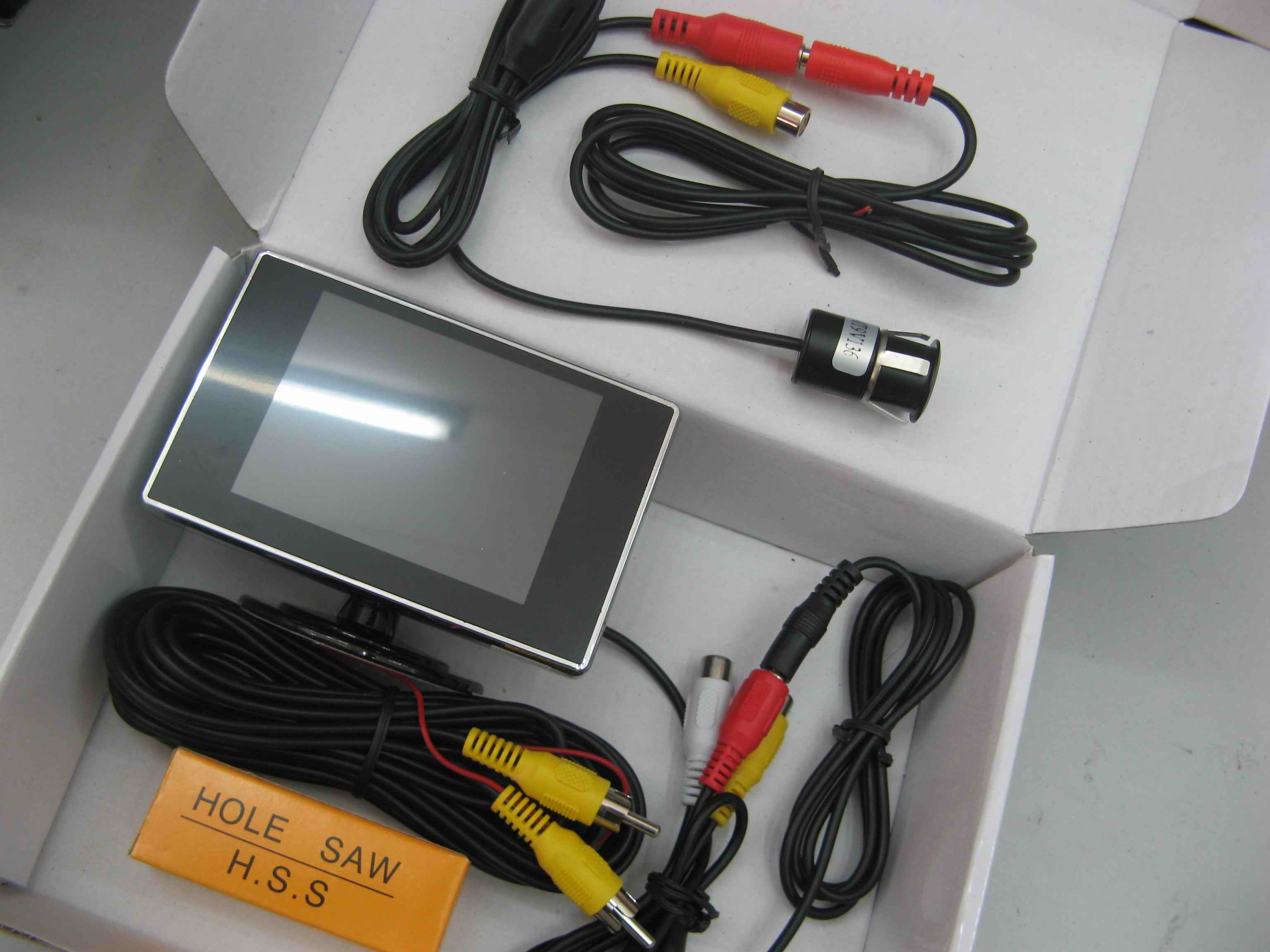 12Voltage waterproof CCD reversing camera 3.5inch TFT display PSV 168