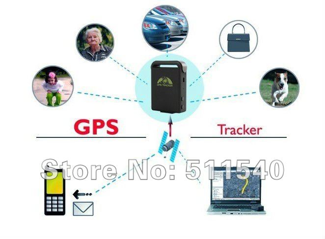 TK102 Vehicle / Car GPS tracker 102 three bands GPS tracking system