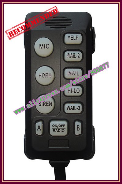 (CJB-200Z) 200W siren/ 10 tones/ with Microphone/ 2 light switch/ Volume adjustable (with 1pc X 200W speaker)