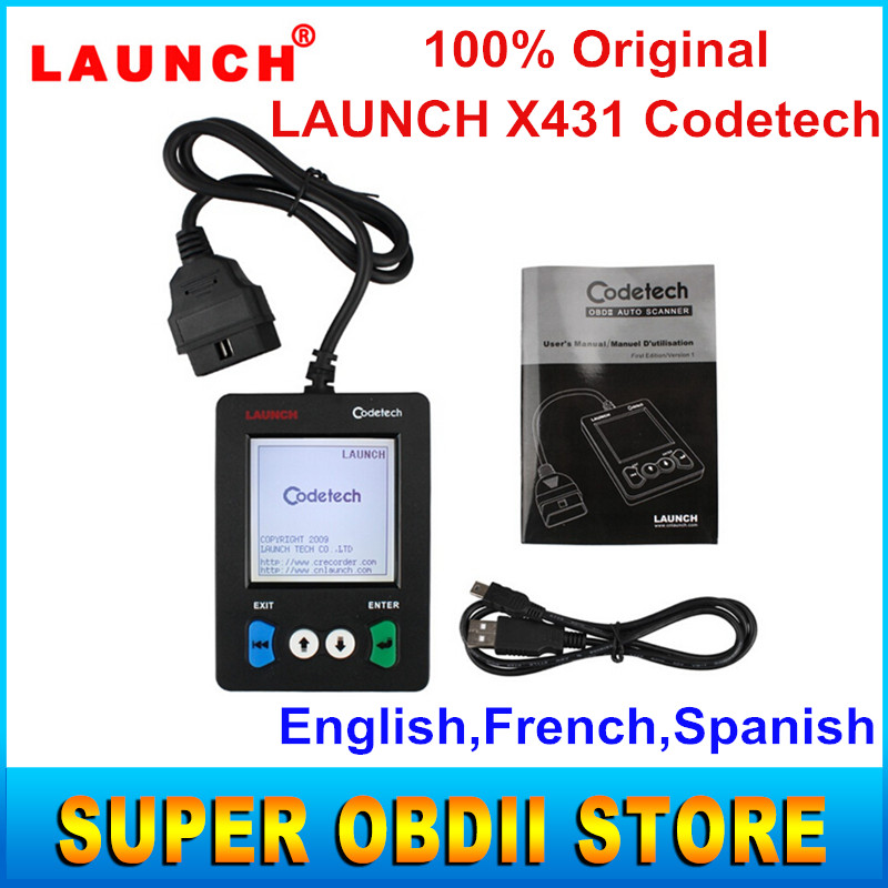 Oringinal   launch-x431 obdii / obd2   codetech creader codetech    