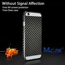 Mcase Twill Weave Hollow Carbon Fiber Case for iPhone 6S Plus UV Glossy Polishing Or Matte Rubber Coating Phone Case For iPhone6