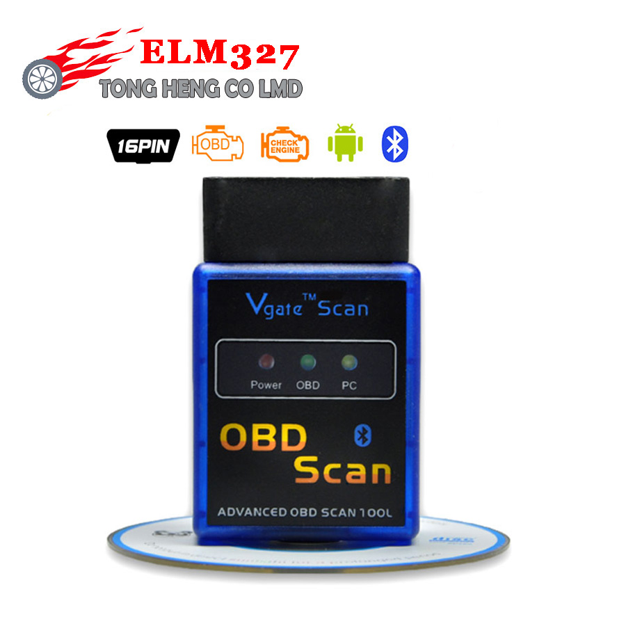 V2.1 Vgate ELM327    ELM 327 Bluetooth OBD OBD2   -    
