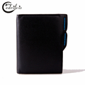 Ultra thin Casual Men Wallet W067 PU Leather Short Concise Male Purse Black Coffee Card Package