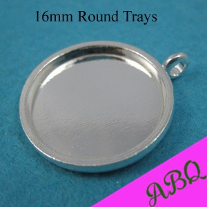 16mm round trays ss