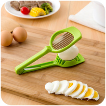 Creative Egg Slicers Easy Cut Eggs Tools Fruits/Mushroom Slicers Kitchen Accessories Tool By Hand Green 2016 New Free Shipping