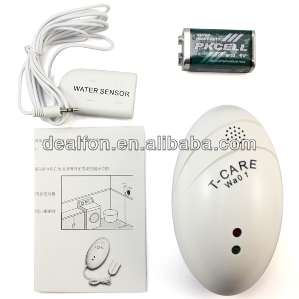 Portable 100dB Water Leak Alarm Detector For Laundry Room Bathroom Kitchen (3)