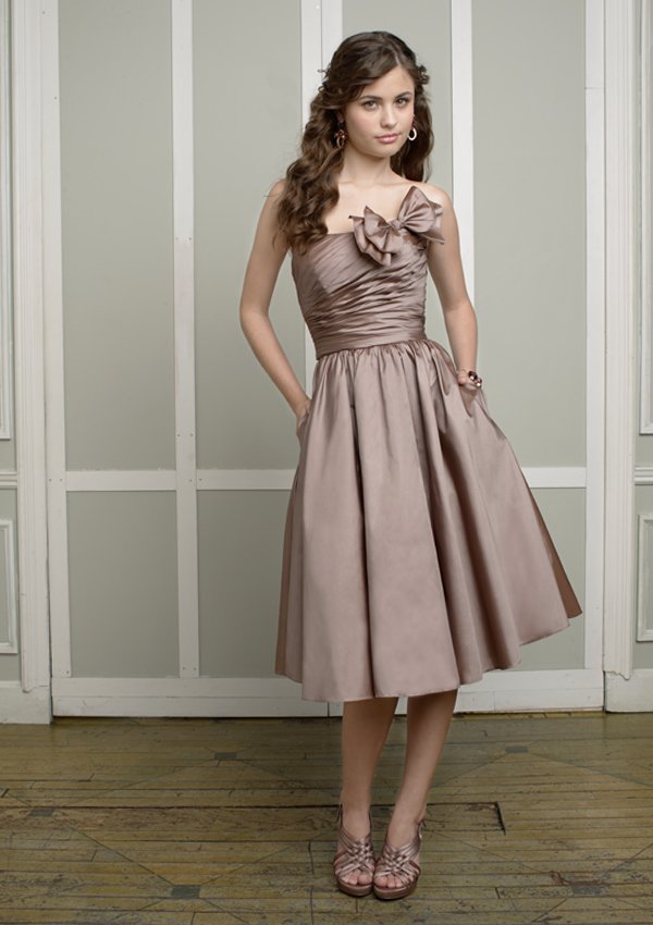 Knee length formal dress