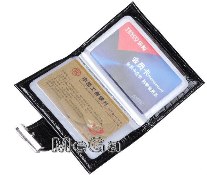 Free shipping GENUINE LEAHTER credit bank card ID card holder bank card case Box packaging JJKB08-2