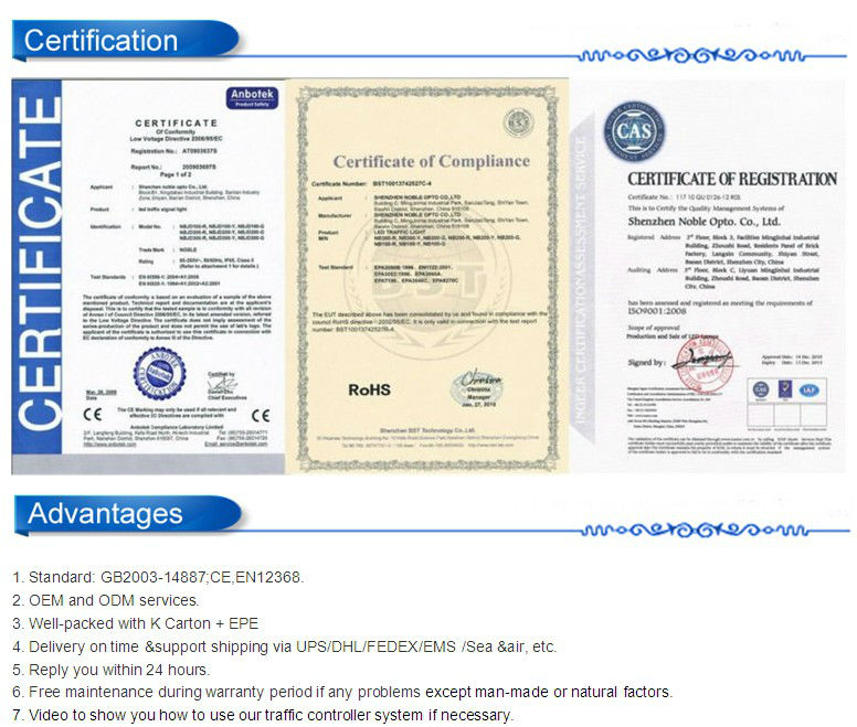 certificate and noble advantages