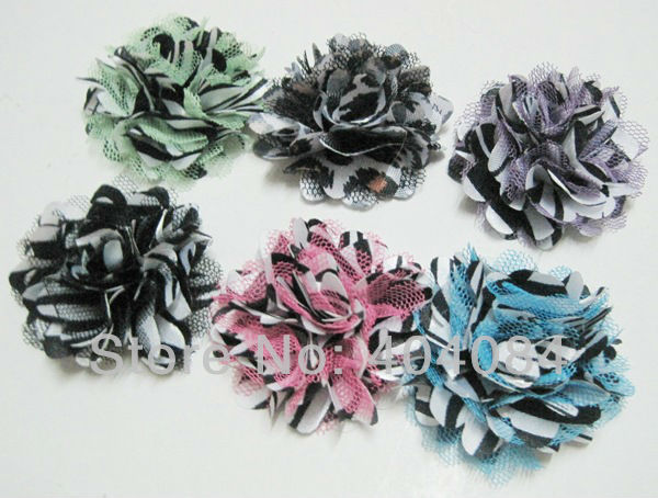 200pcs/Лот 2 «Зебра цветы сетка Зебра цветы без волос клипы девушек волосы аксессуар 6 цветов 200pcs/Лот 2 «Зебра цветы сетка Зебра цветы без волос клипы девушек волосы аксессуар 6 цветов