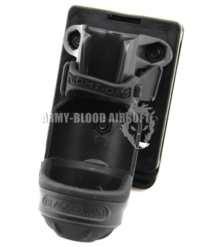 Night Ops holsterbacks flashlight tactical holster(BK DE) blackhawk
